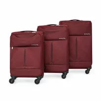 Alezar Lux Verona Набор чемоданов Красный (20" 24" 28")