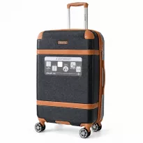 Alezar Чемодан Черный/Коричневый 24