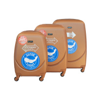 Alezar Salsa Набор чемоданов Кофе (20" 24" 28")