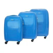 Alezar Comfort Набор чемоданов Синий (20" 24" 28")