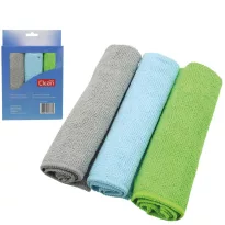 Салфетки из микрофибры CLEAN, 3 шт., 32×32 см 
