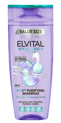 L'Or&#233;al Paris Elvital &#1096;&#1072;&#1084;&#1087;&#1091;&#1085;&#1100; 250 &#1084;&#1083; Hyaluron Pure &#1076;&#1083;&#1103; &#1074;&#1086;&#1083;&#1086;&#1089;, &#1085;&#1091;&#1078;&#1076;&#1072;&#1102;&#1097;&#1080;&#1093;&#1089;&#1103; &#1074; &#1091;&#1074;&#1083;&#1072;&#1078;&#1085;&#1077;&#1085;&#1080;&#1080;&#160;
