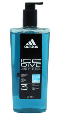 Гель для душа Adidas Ice Dive, 600 мл 
