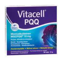 Vitacell PQQ &#1042;&#1080;&#1090;&#1072;&#1084;&#1080;&#1085;&#1099; &#1076;&#1083;&#1103; &#1091;&#1083;&#1091;&#1095;&#1096;&#1077;&#1085;&#1080;&#1103; &#1087;&#1072;&#1084;&#1103;&#1090;&#1080; 60 &#1090;&#1072;&#1073;&#1083;.