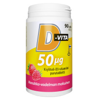Vitabalans D-Vita 50 &#1084;&#1082;&#1075; &#1089; &#1074;&#1082;&#1091;&#1089;&#1086;&#1084; &#1082;&#1083;&#1091;&#1073;&#1085;&#1080;&#1082;&#1080; &#1080; &#1084;&#1072;&#1083;&#1080;&#1085;&#1099;, 90 &#1090;&#1072;&#1073;&#1083;&#1077;&#1090;&#1086;&#1082; &#8211; &#1078;&#1077;&#1074;&#1072;&#1090;&#1077;&#1083;&#1100;&#1085;&#1099;&#1077; &#1090;&#1072;&#1073;&#1083;&#1077;&#1090;&#1082;&#1080; &#1089; &#1082;&#1089;&#1080;&#1083;&#1080;&#1090;&#1086;&#1084; &#1080; &#1074;&#1080;&#1090;&#1072;&#1084;&#1080;&#1085;&#1086;&#1084; D3&#160;
