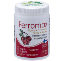 Ferromax Iron +C, цинк, медь 120 таб. 

