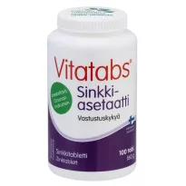 Vitatabs Цинк Ацетат Яблоко 100табл.