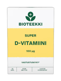 &#1055;&#1080;&#1097;&#1077;&#1074;&#1072;&#1103; &#1076;&#1086;&#1073;&#1072;&#1074;&#1082;&#1072; Bioteekki Super &#1089; &#1074;&#1080;&#1090;&#1072;&#1084;&#1080;&#1085;&#1086;&#1084; D, 100 &#1084;&#1075;, 60 &#1082;&#1072;&#1087;&#1089;&#1091;&#1083;&#160;
