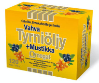 VN Tyrniöljy+Mustikka Omegat, vahva