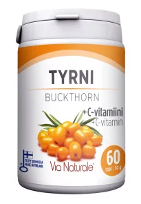 Пищевая добавка с облепихой и витамином С Tyrni Buckthorn, 60 шт
