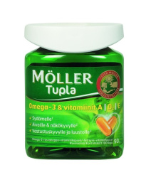 Möller Tupla Omega-3 + ADE-витамины 100 капсул