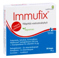 Immufix Бетаглюкан, 30 капсул