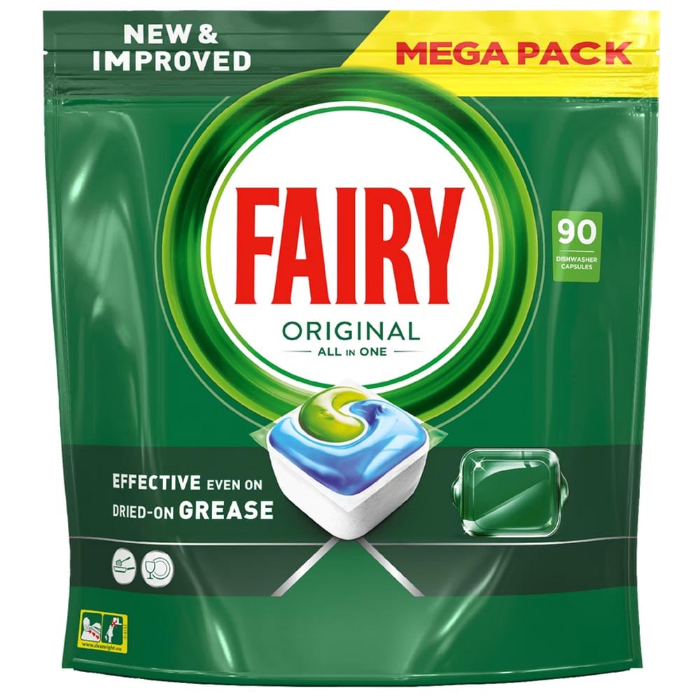 Таблетки для посудомоечной машины Fairy Original Green 90kpl 8006540725801  | Лапландия Маркет