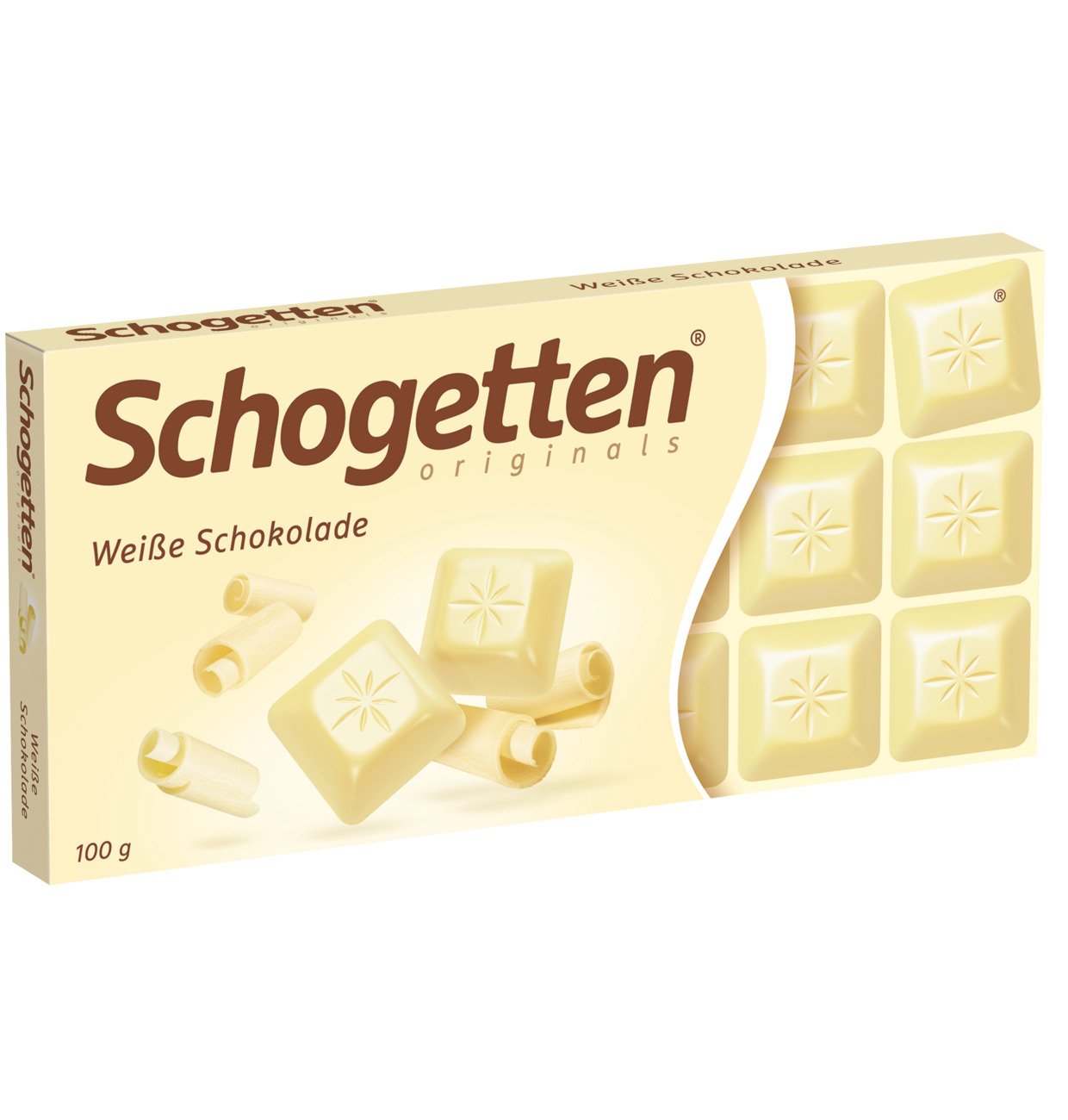 <b>Шоколадные</b> плитки Schogetten-Valkosuklaa 100g 4000415856601 Лапландия Марке...