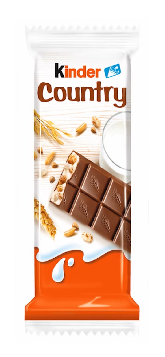 Шоколадные батончики Kinder Country riisi suklaapatukka 23,5g 40084176