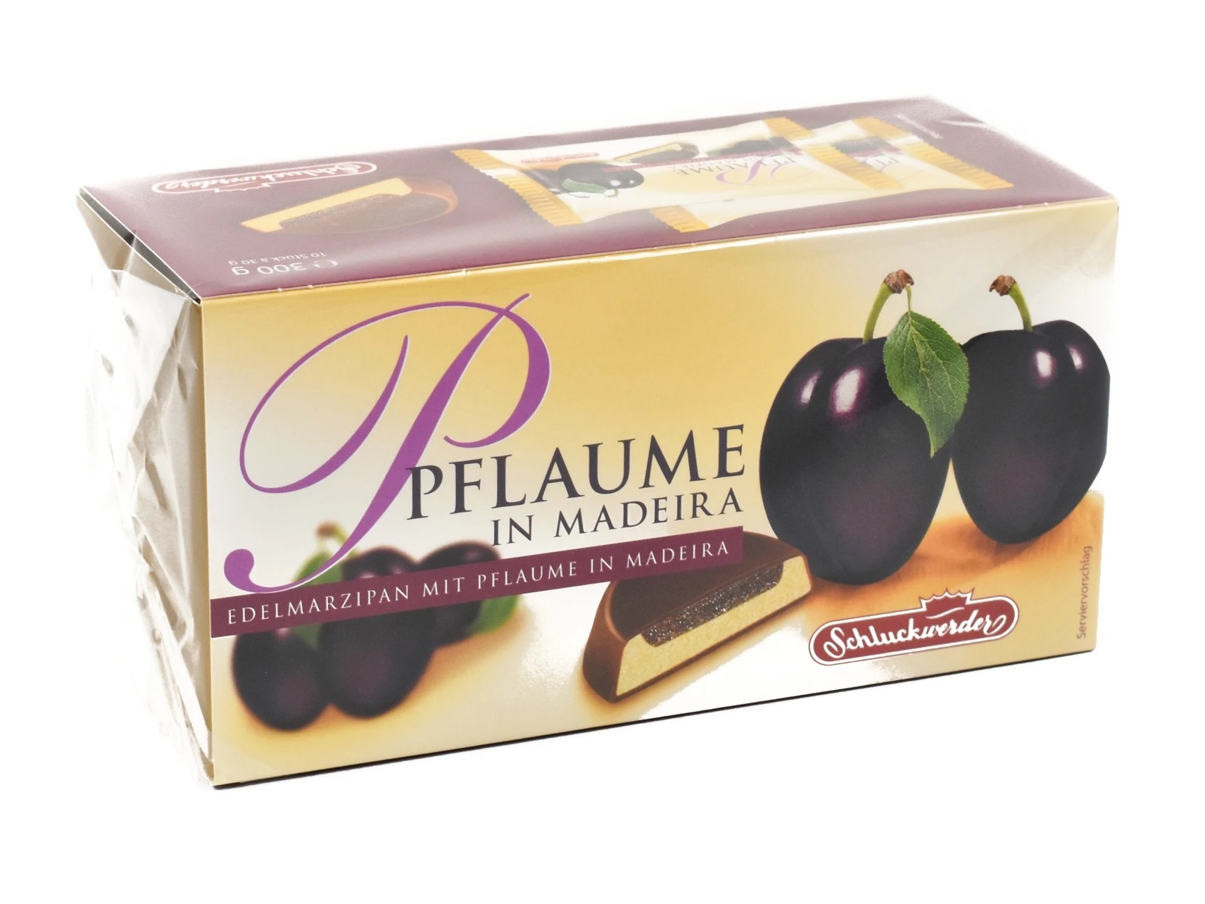 Марципановый шоколад Marzipan Rounds Plum in Madeira 300g 4023800101667