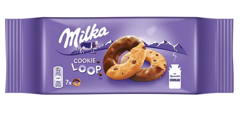 Milka Cookie Loop &#1055;&#1077;&#1095;&#1077;&#1085;&#1100;&#1077; &#1089; &#1096;&#1086;&#1082;&#1086;&#1083;&#1072;&#1076;&#1086;&#1084; 132&#1075;&#160;