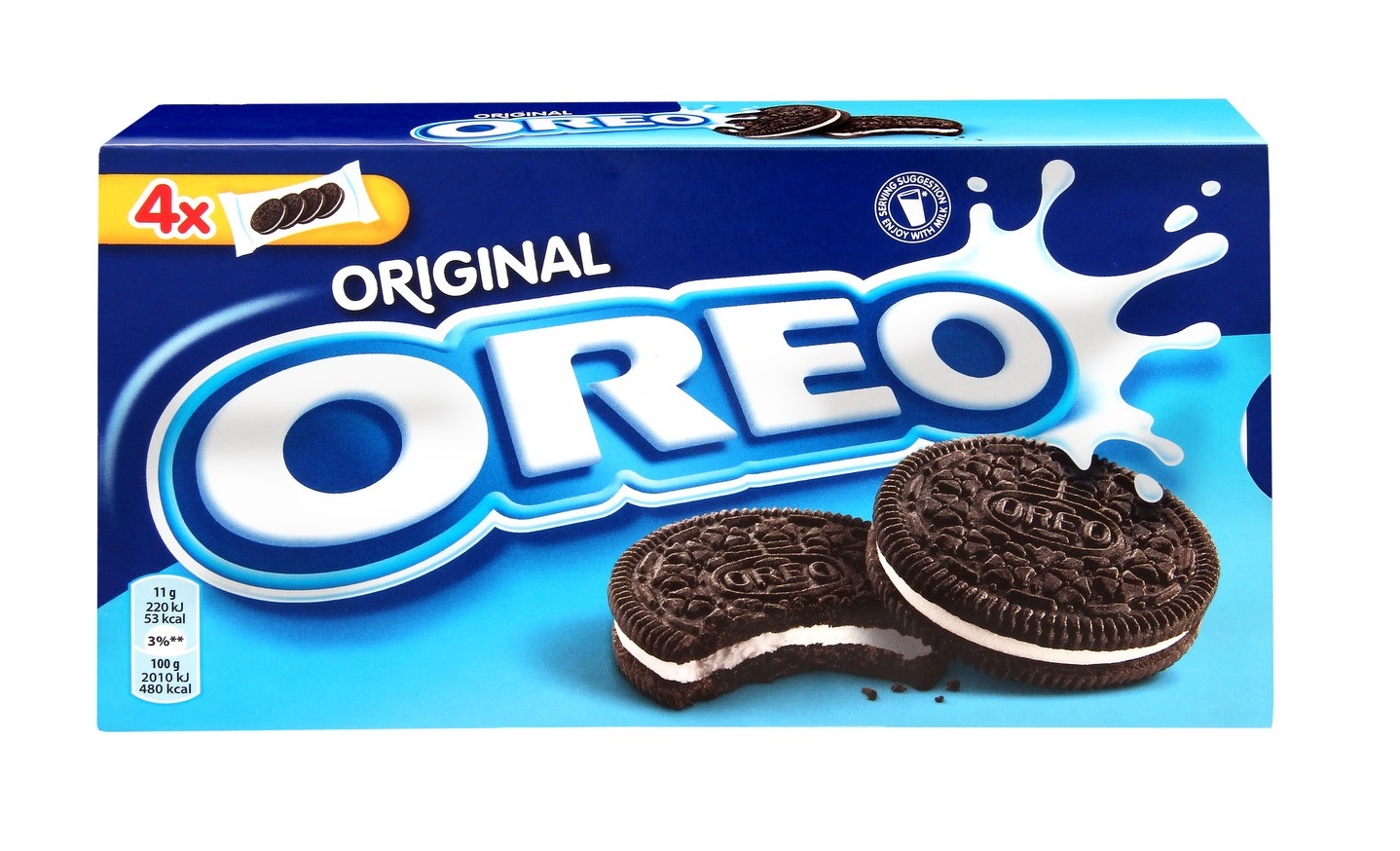 Печенье с начинкой и бисквиты Oreo keksi Original 176g 7622210765338 ...