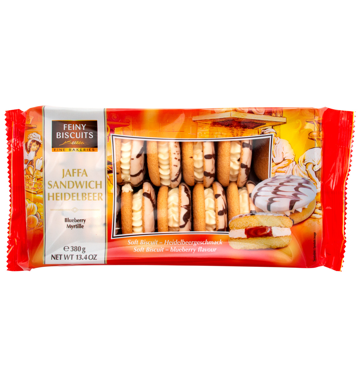 Feiny Biscuits &#1057;&#1101;&#1085;&#1076;&#1074;&#1080;&#1095; &#1071;&#1092;&#1092;&#1072; &#1089;&#1086; &#1089;&#1083;&#1080;&#1074;&#1082;&#1072;&#1084;&#1080; &#1080; &#1095;&#1077;&#1088;&#1085;&#1080;&#1082;&#1086;&#1081; 380&#1075;&#1088;.