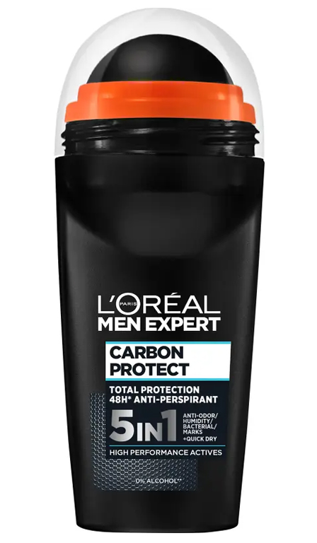 L'Oréal Men Expert Карбоновая защита Шариковый Дезодорант-Антиперспирант для мужчин, 50 мл.