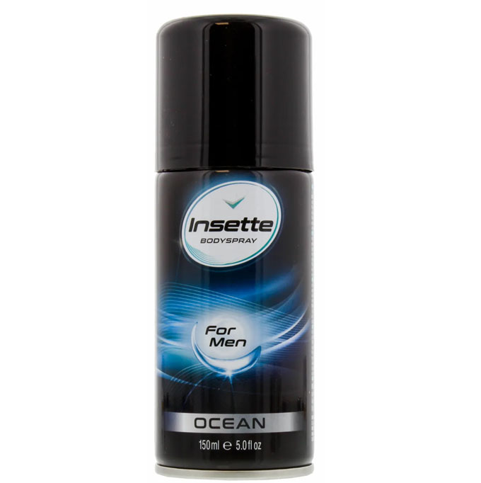 Мужские дезодоранты Insette Body Spray Ocean 150ml 5012334001160