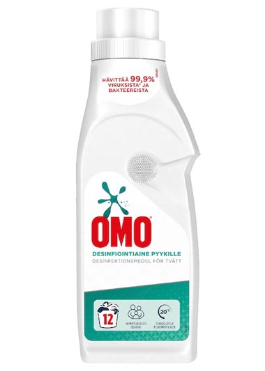 Омо дезинфицирующее средство для белья 1200мл.