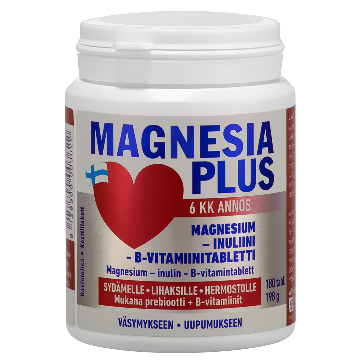 Magnesia Plus Магний Инулин и Витамин B 180табл.