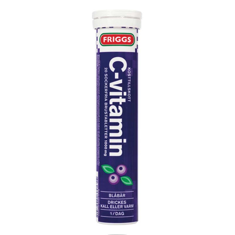 Friggs витамин C шипусий с черникой 1000 мг 20 шт