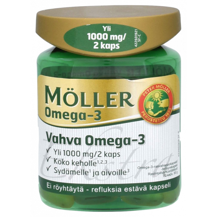 Moller Strong Omega-3, 70&#1082;&#1072;&#1087;&#1089;&#1091;&#1083;